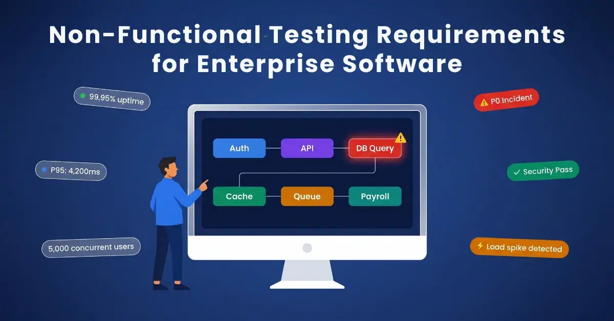 non functional testing requirement for enterprise software